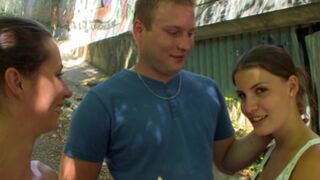 CZECH COUPLES Young Couple Takes Money for Public Foursome