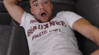 Wrestling for control with stepbrother - Beaux Banks, Brandon Anderson