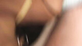 Prick sucking black hot girl on her knees