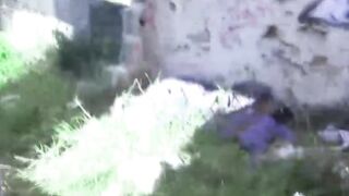 Amateur twink orally pleasures his lustful friends outdoor