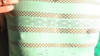 Jeny Smith's transparent dress