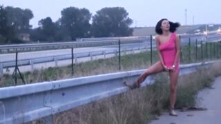 The sexiest ladies outside peeing in front of the world