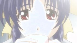 Big Boobed hentai teen fucks her man on the beach