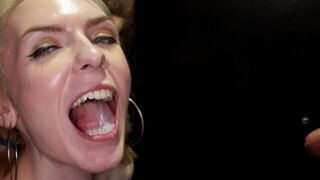 That's good Celestina, now swallow!