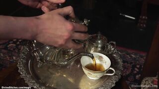 Huge clit black pegging bound man