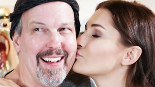 Spiritual leader fucks the younger beautiful babe