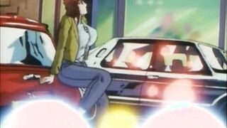 Anime strapon fuck 3some