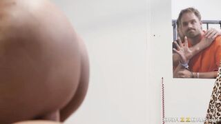 Black housewife punishes her imprisoned hubby & turns him into a cuckold