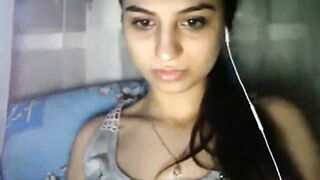 Arab Teen On Chatroulette Plays With Her Huge Tits