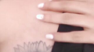 Close up Teasing lustful Latin