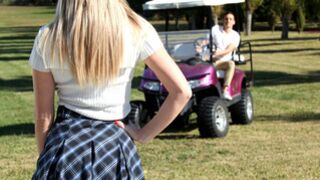 German COUGAR goes on a golf date with stepson & they had an accident