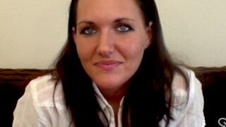 Nervous Nelly Debutes Her Twat on 1st Hot Casting