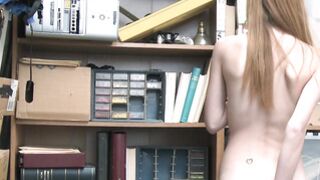 SHOPLYFTER Cute teen Ava Parker pays the muff price for stealing