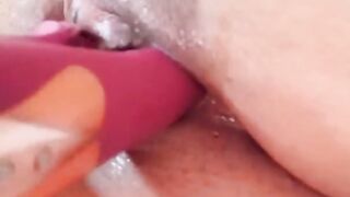 Student 18+ plays her Muff after classes