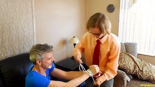 Twink Elis Ataxxx Bound & Tickles DILF Richard Lennox