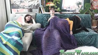 Big dicked Parker Ambrose decorated her stepsisters face with his cum after hard