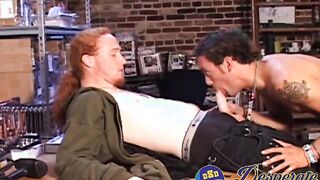 Straight dudes DJ & Aires fuck at work like a pair of horny amateurs