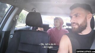 Horny Rodrigo El Santo fucks his very familiar passenger Sebas Gold