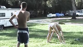 BadBoysBootCamp: Alex Dade Chas Kramer & their pals labor at the camp complete