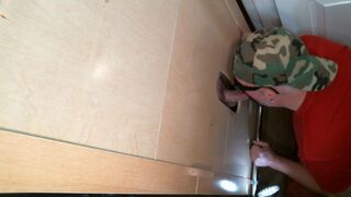 Overhead View of Gloryhole Shaft Sucking