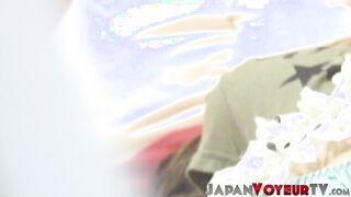 Twat of Japanese mom recorded without her knowing it