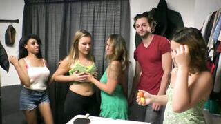 Ping pong party turns into university college group sex