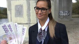 Stewardess Gets Cash for Sex