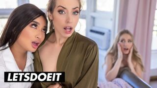 Naughty Step Sis Seduces Cheating Housewife - A CHICK KNOWS