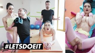 Valentina Bianco Spreads Legs for Gym Shaft