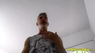 Dominant DILF Richard Lennox HUMILIATES his tiny lover