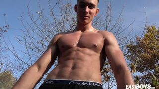 Emilion Reynolds shows off his sexy hot teen body