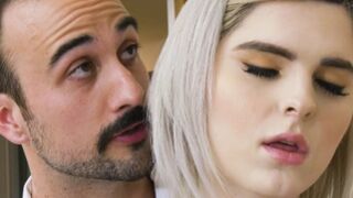 Adorable maid costume Ella Hollywood drilled in her butt