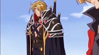 Sexy big boobed anime teens flying around