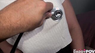 Bombshell Brunette Angel Gostosa Pounded After Blowjob