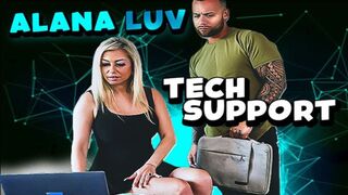 Mature MILF Seduces Tech Support for Steamy Reward