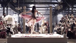 Cutie Kate Moran exposing her small boobs in public