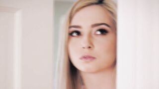 SISTERTRICK - Lexi Lore rides her hidden step brother's dick