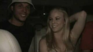 Lustful Couple Get away to their party to do a sex scene