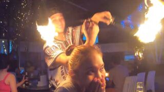 Travel with this Asian European amateur couple around the world