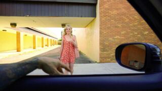 Nikki Sweet picked up & gets rammed in the garden