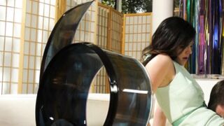 Titty Trans with massive shaft getting booty screwed